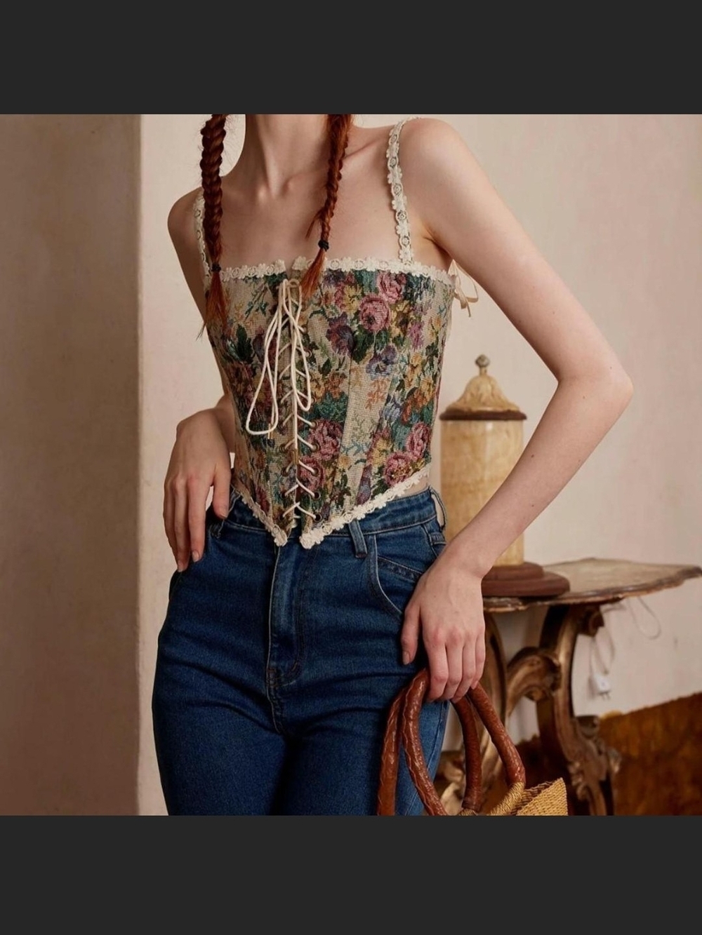 Lacemade Miss Potter Corset Size Large NWT